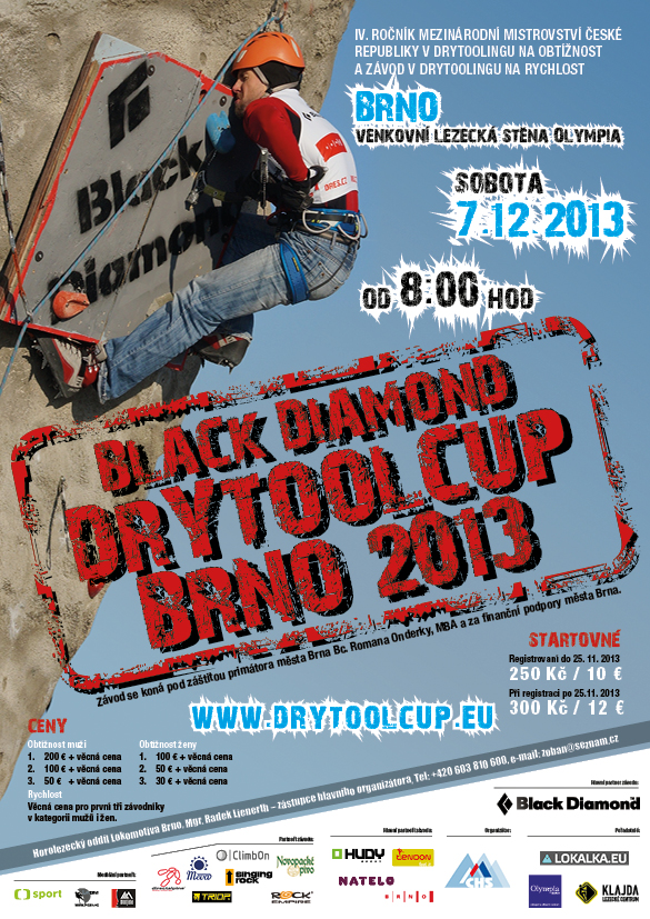 plakat BLACK DIAMOND Drytoolcup 2013